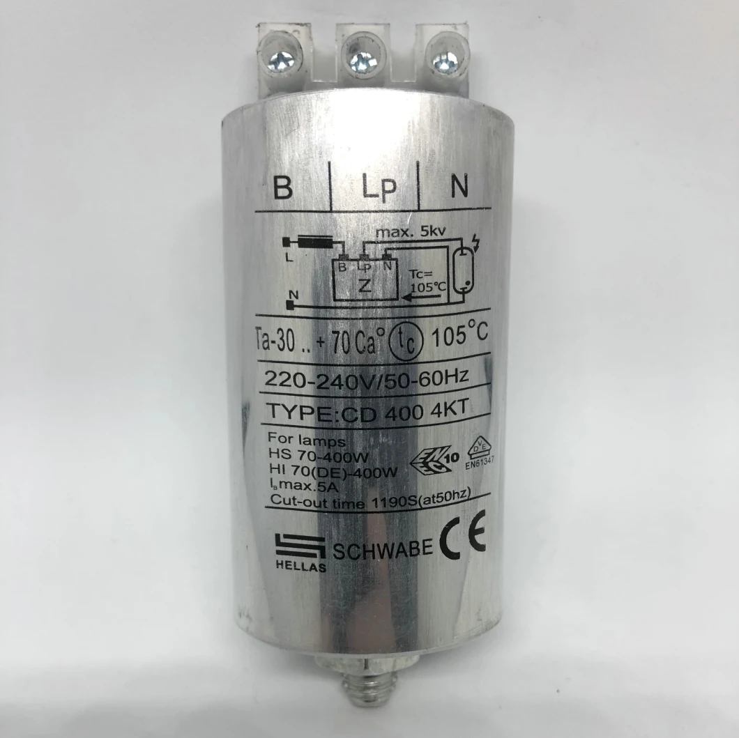 Timing Ignitor for 70-400W Metal Halide Lamps and Sodium Lamps (ND-G400TM20)