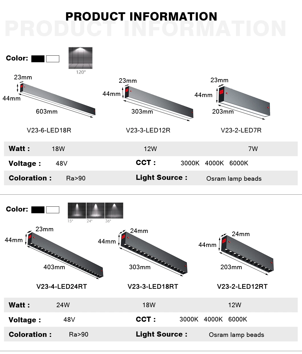 Aluminum Multi-Power Indoor Lighting Foldable Dimmable Ceiling Magnetic LED Track Light