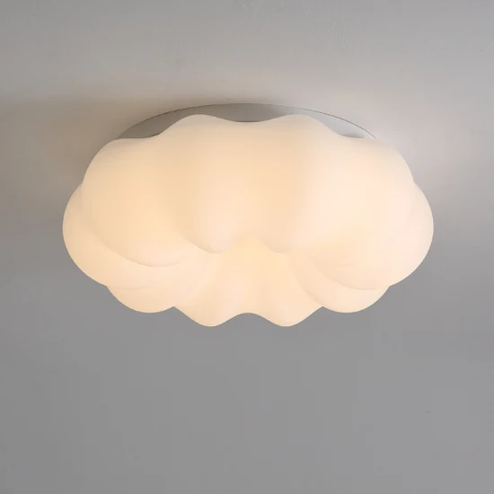 Европейская светодиодная лампа для защиты глаз с белым облаком, креативная простая современная гостиная, детская комната, потолочный светильник с тыквой